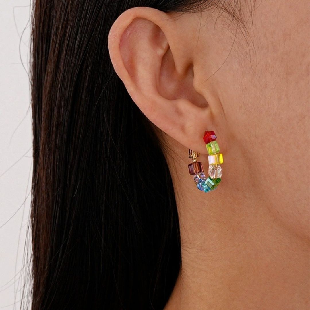 Candy Hoops Earrings