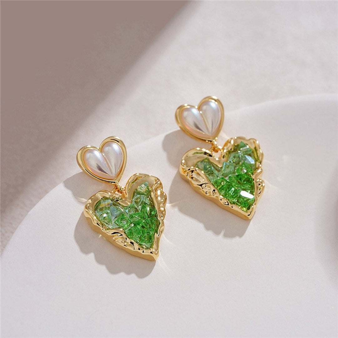 Nature's Embrace Heart Earrings