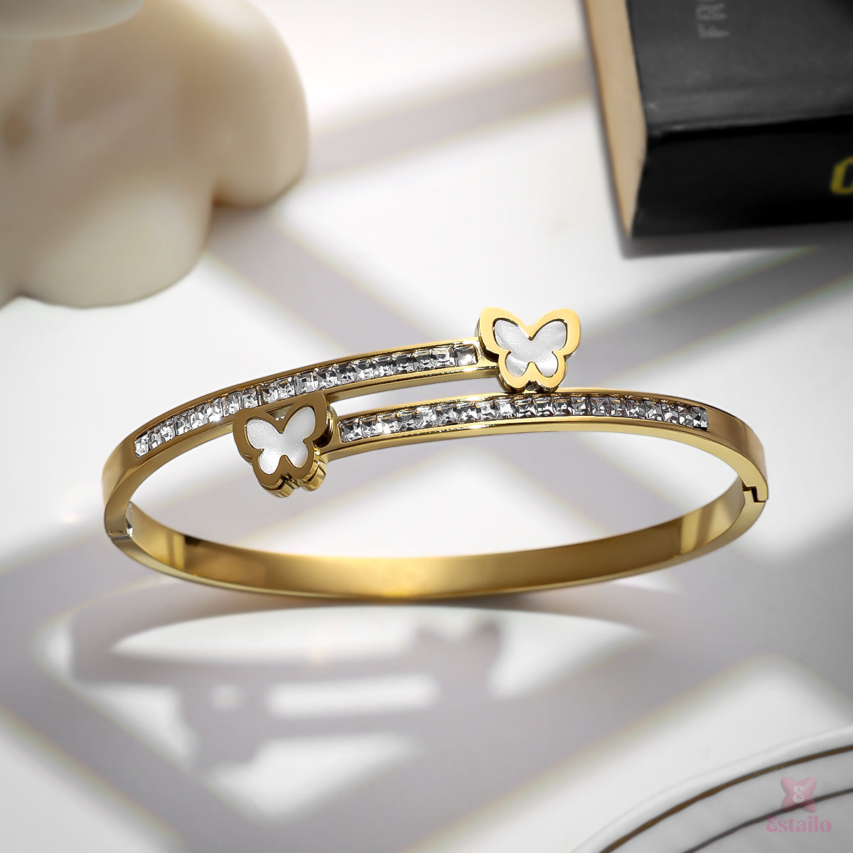 Gilded Butterfly Bracelet