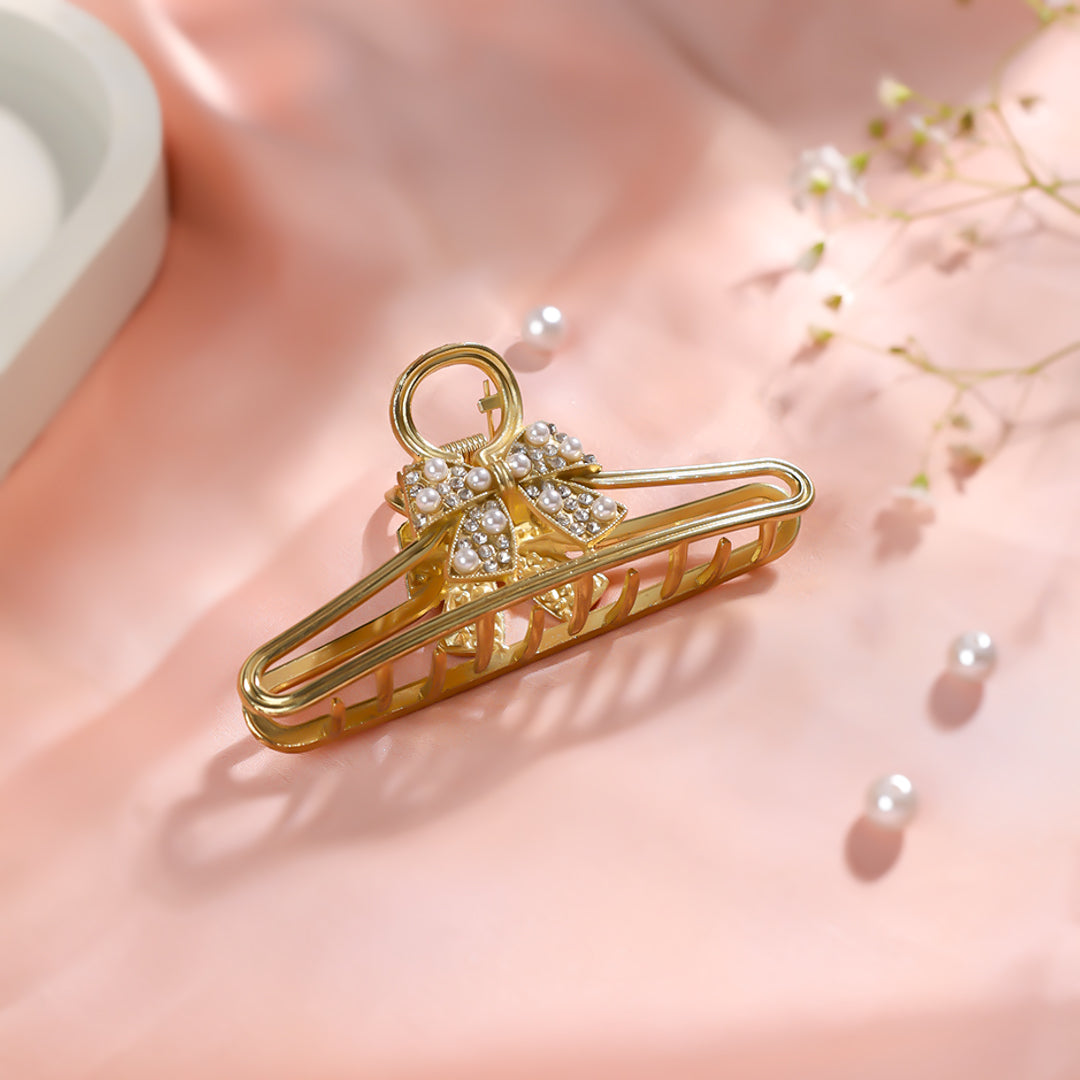 Mini Bow Luxe Hair Claw