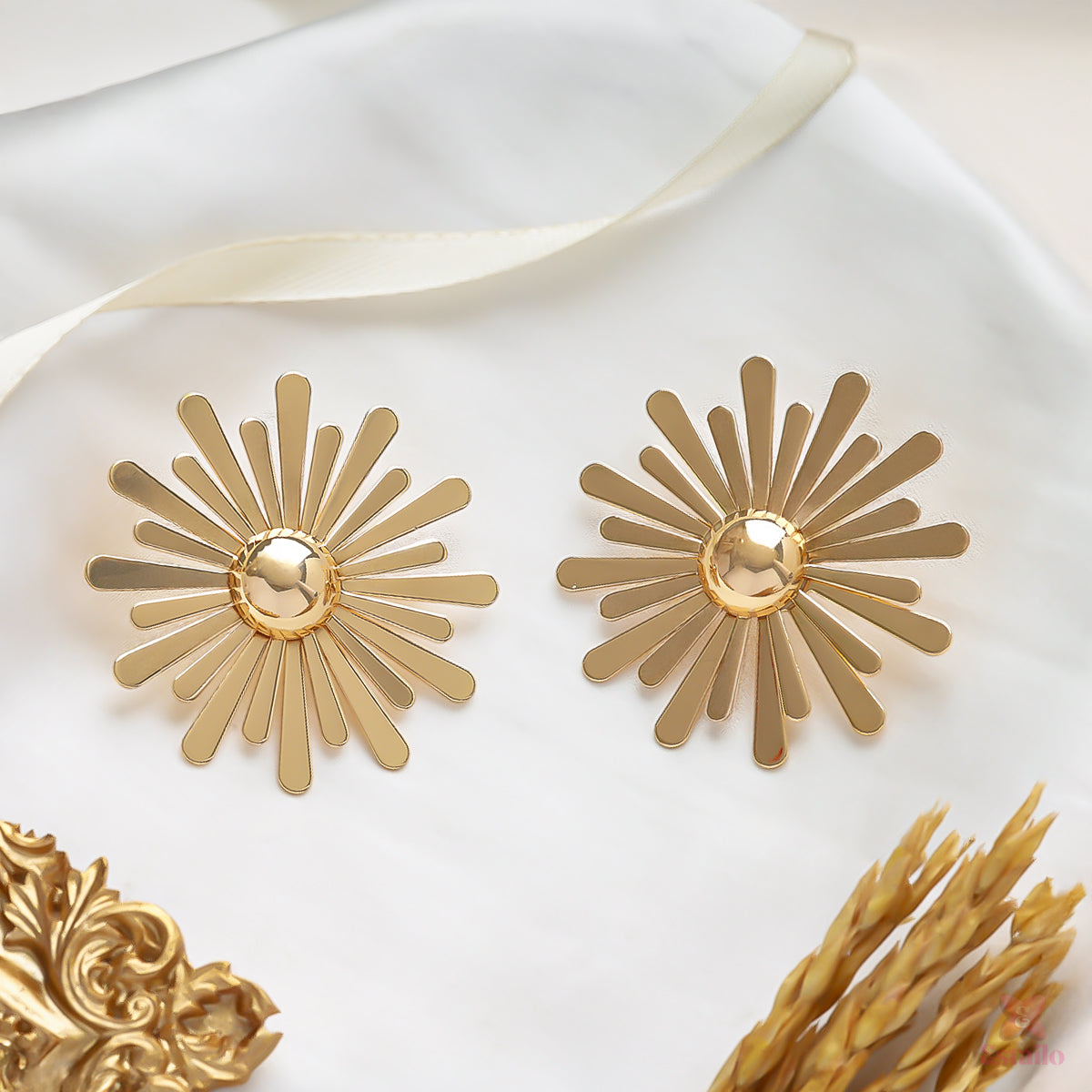 Sunflower Stud Earrings