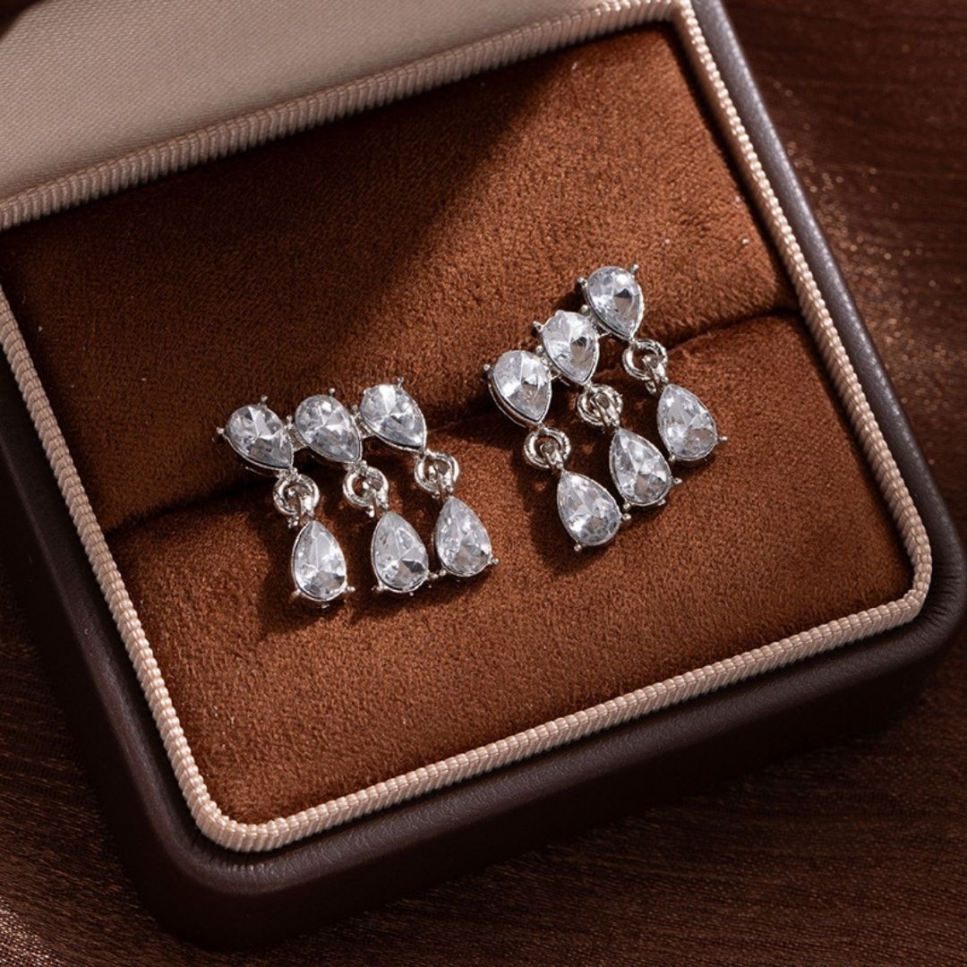 Sleek Prism Climbers Earrings