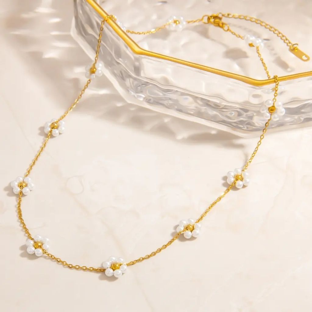 Pearl Blossom Necklace