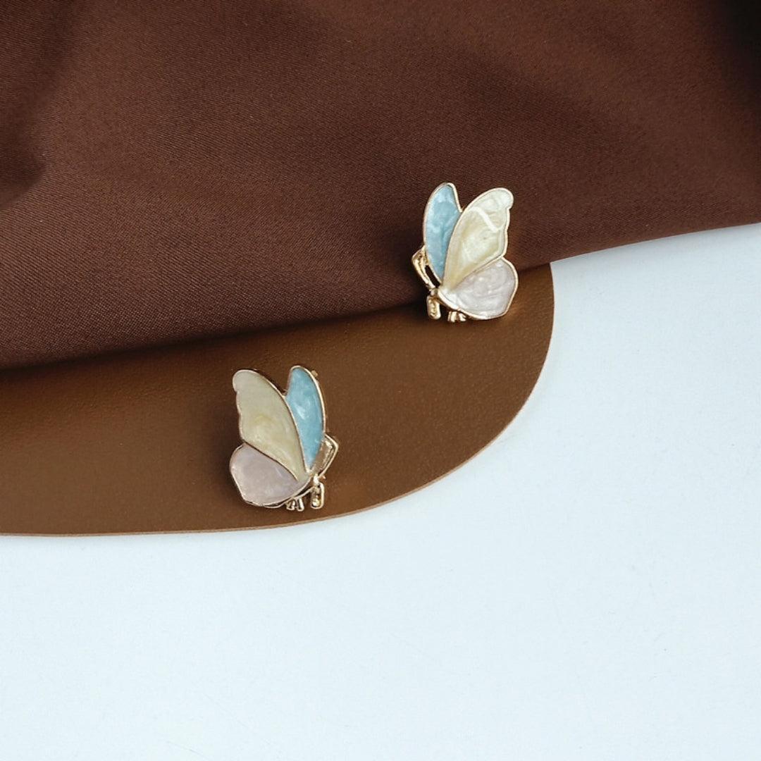 Rose Glow Butterfly Earring