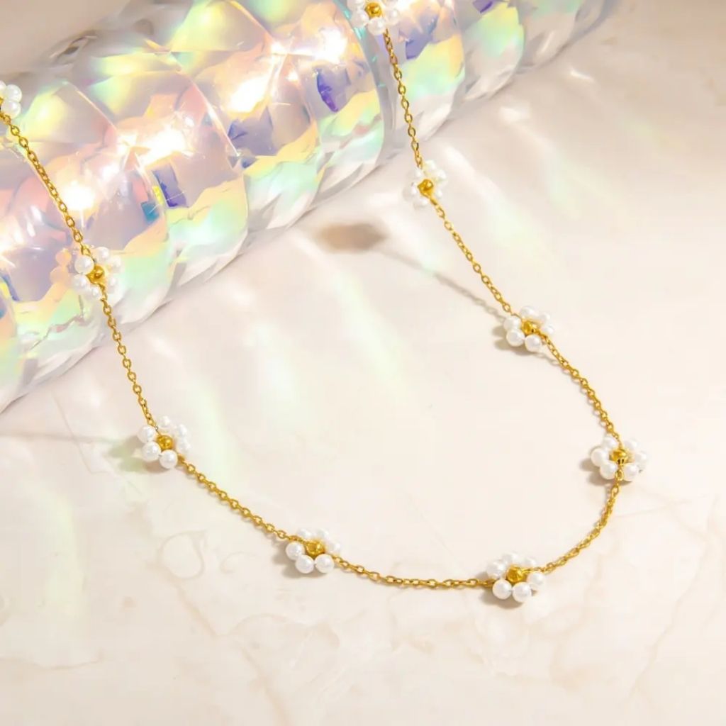 Pearl Blossom Necklace