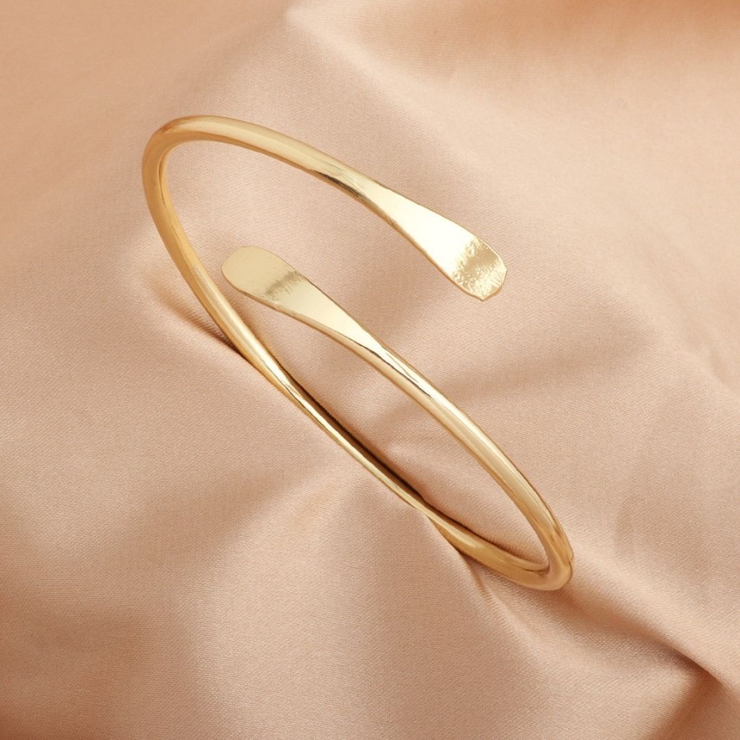 Sleek Tapered Cuff Bracelet