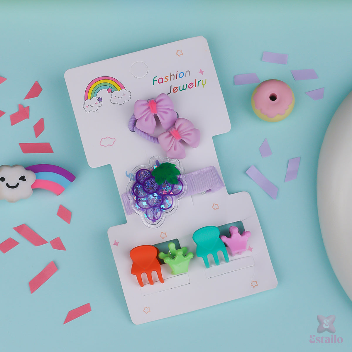 Blue Belle Hair Accessories Combo for Kids