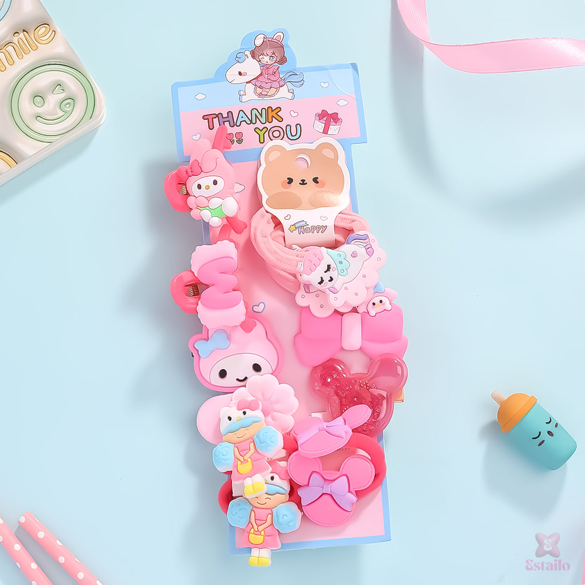 Teddy Tresses Hair Accessories Combo for Kids