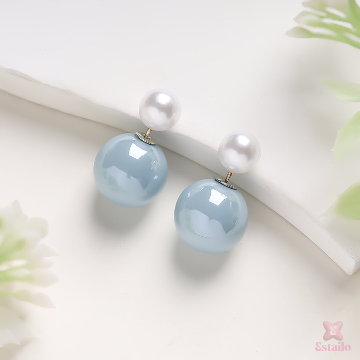 Twilight Pearl Drop Earrings