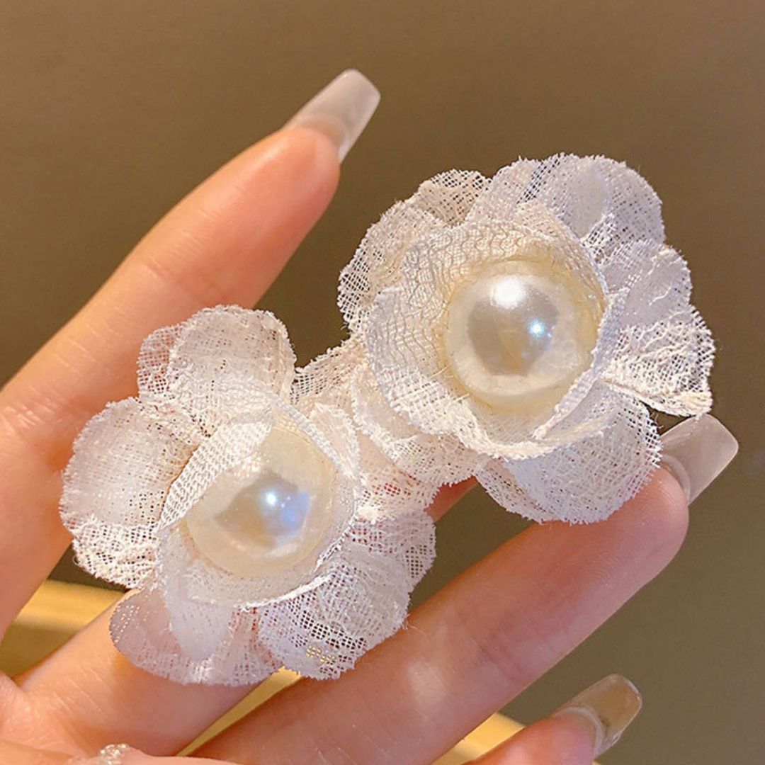 Ivory Bloom Earrings