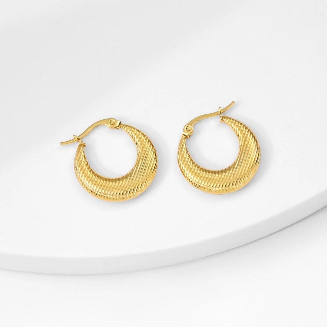 Regal Date Hoops Earring