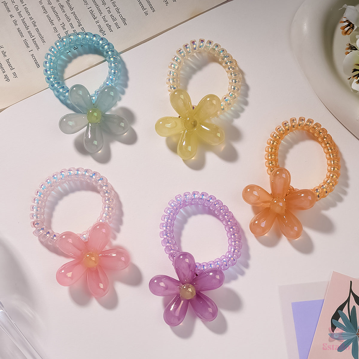 Bloom Rush Hair Scrunchies (pack of 2)