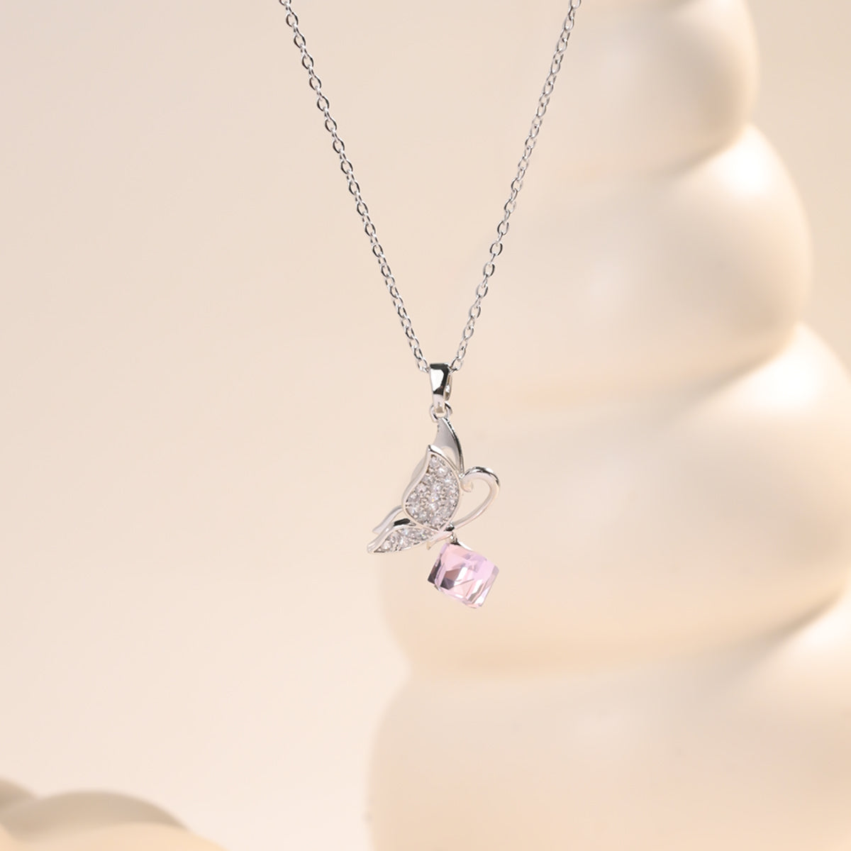 Blush Flap Necklace