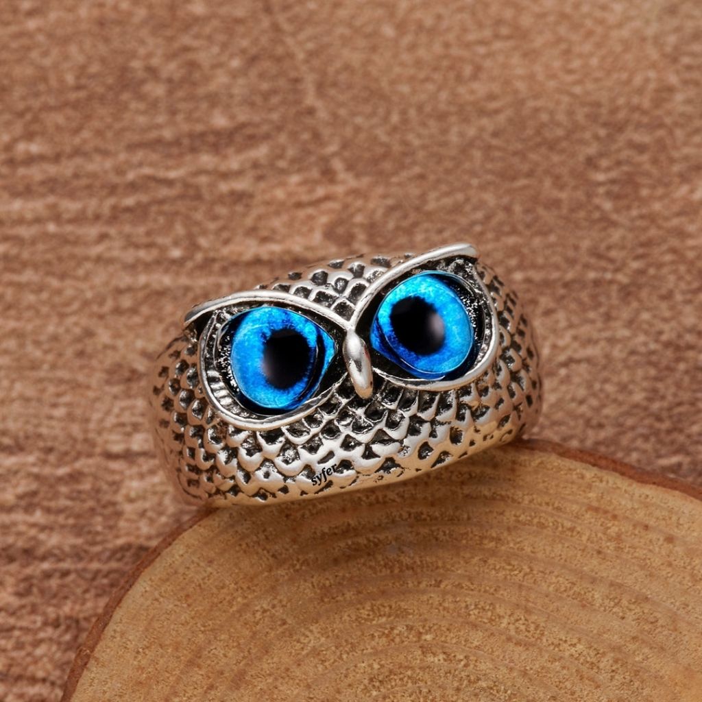 Blue-Eyed Owl Rings