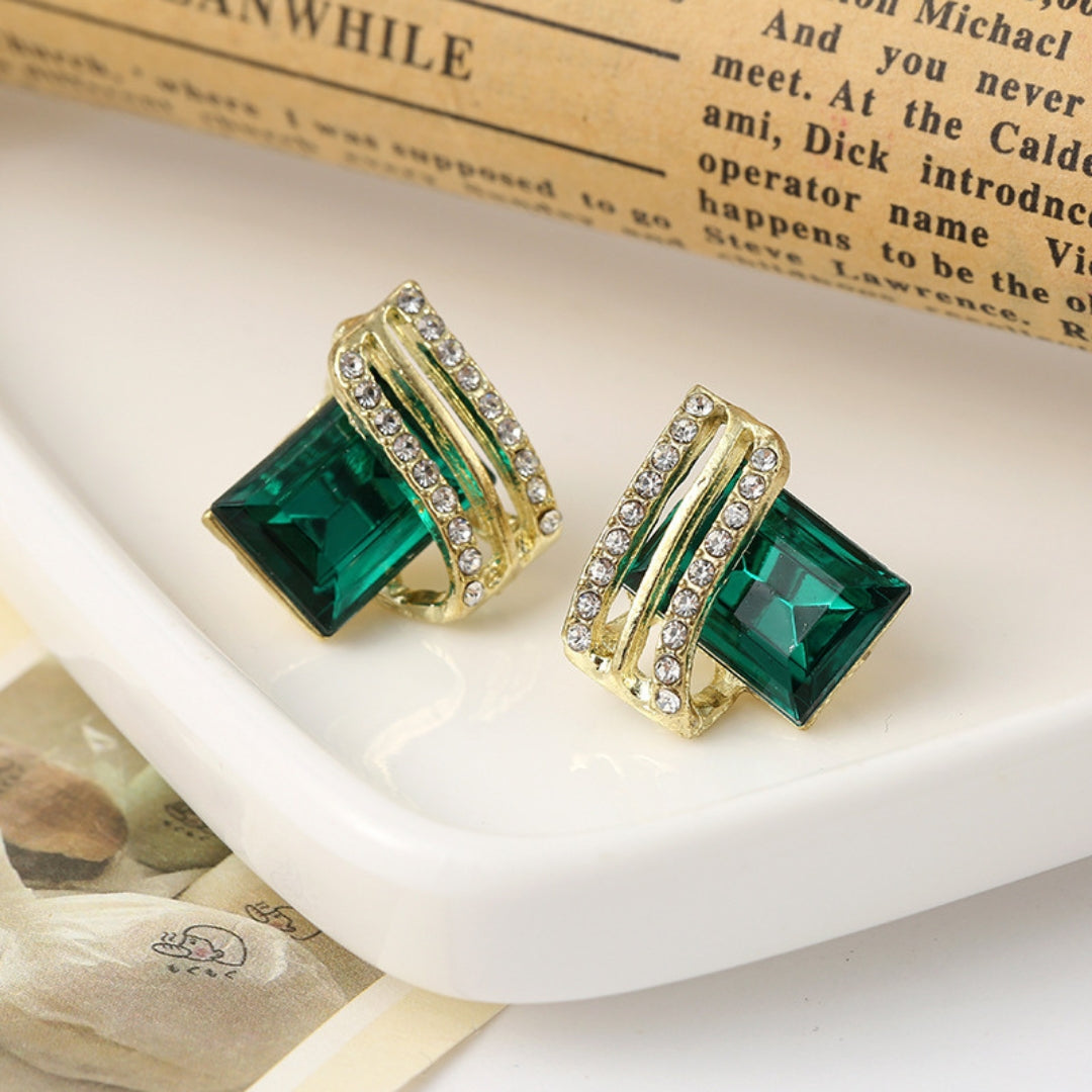 Emerald Allure Earrings