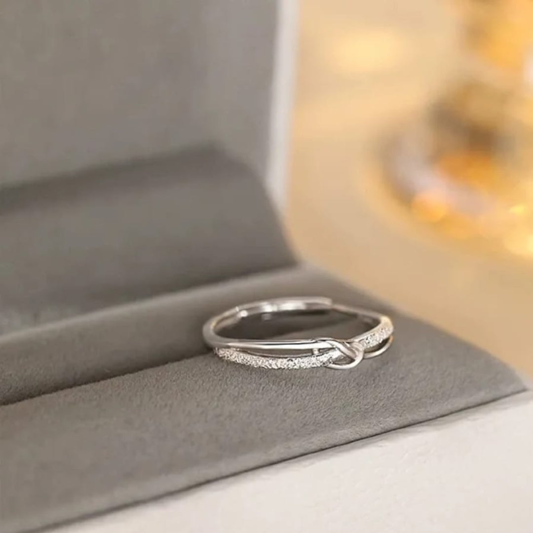 Silver Twirl Ring