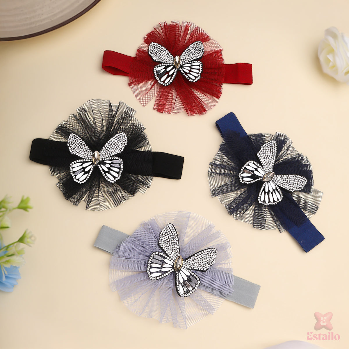 Flutter Charms Hair Accessories for Kids (pack of 1)