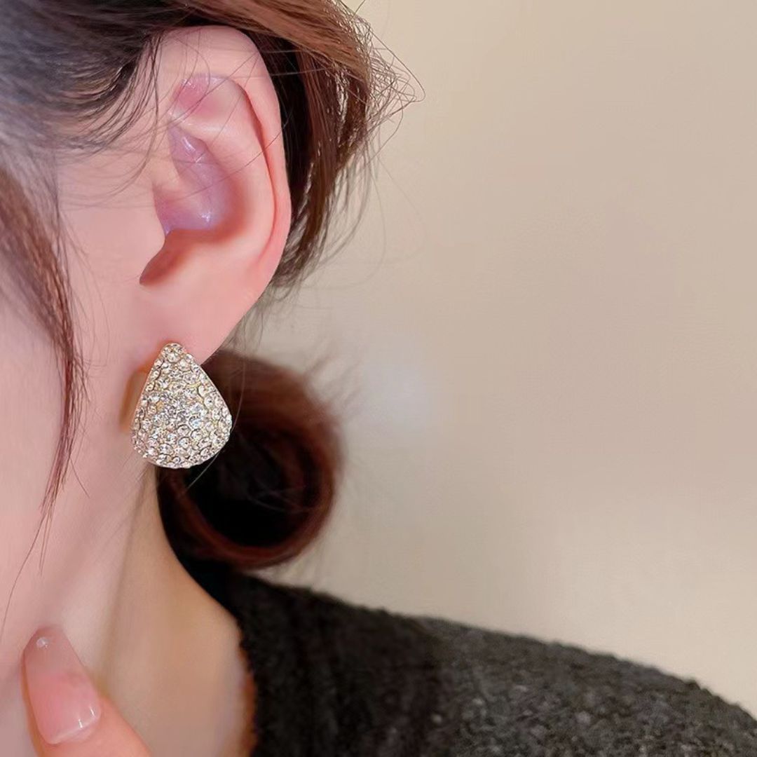 Dazzling Dome Drop Earrings