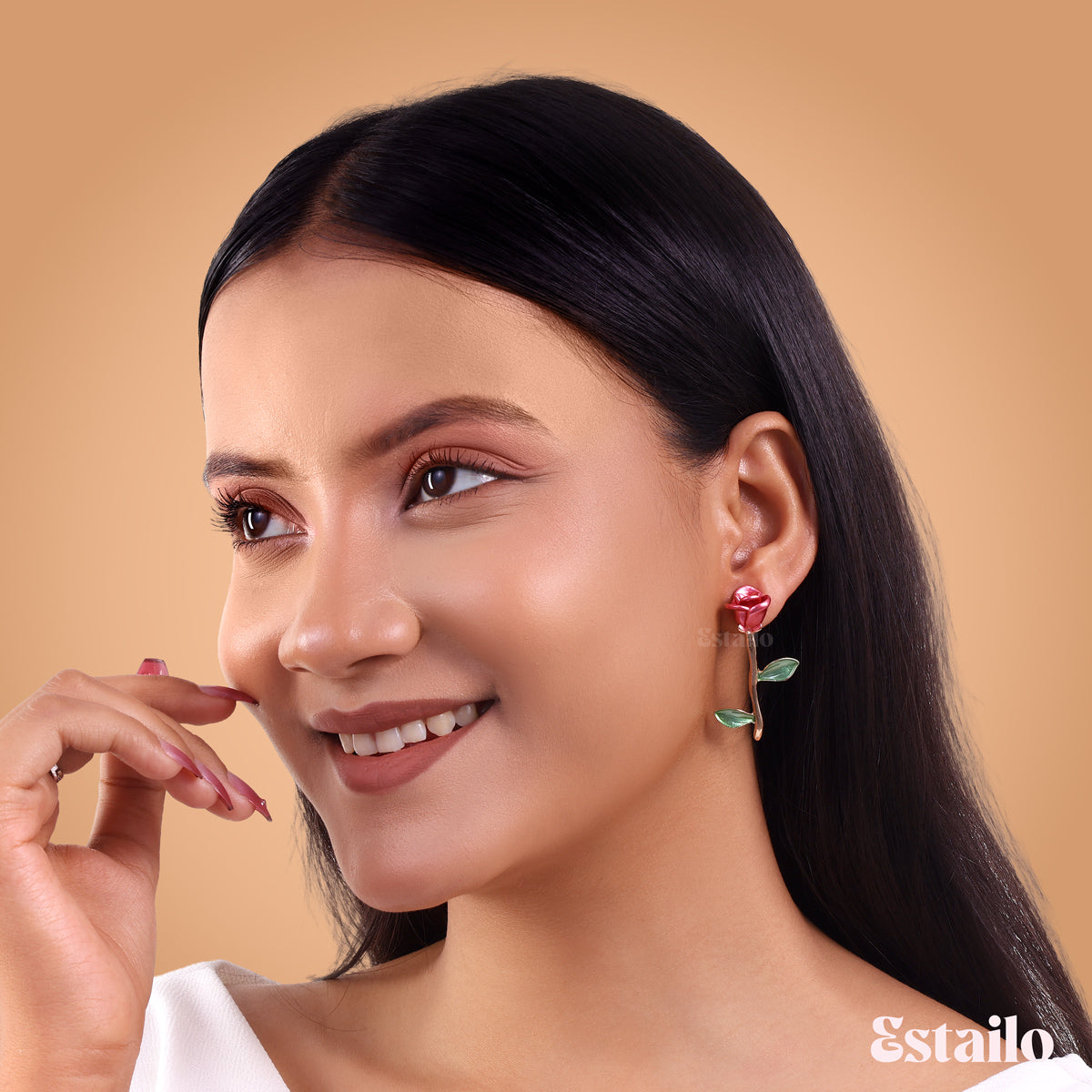 Bella Rose Earrings