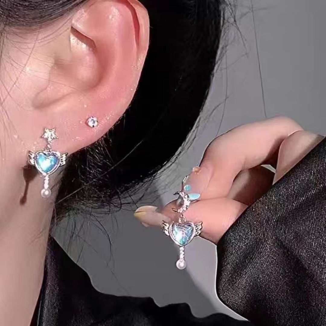Blue Angel Potion Drops Earrings