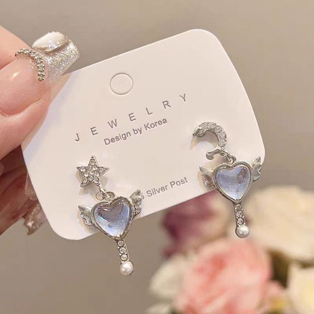Blue Angel Potion Drops Earrings