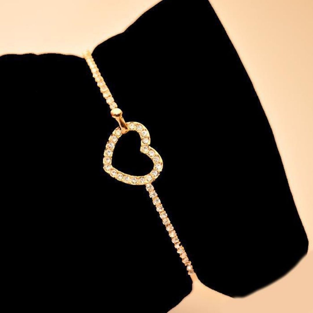 Golden Amour Cuff Bracelet