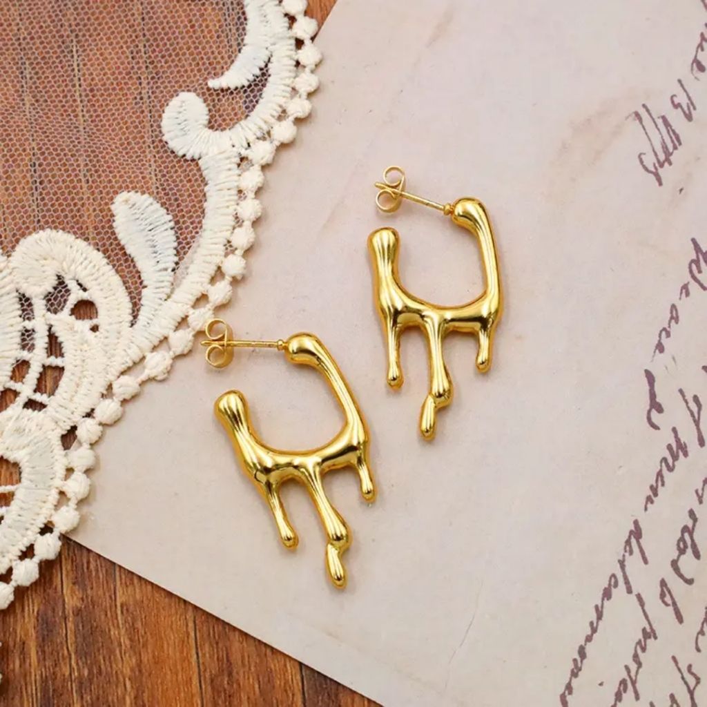 Luxe Melt Hoops Earrings