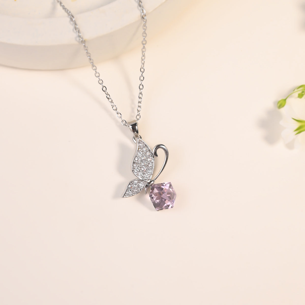Blush Flap Necklace