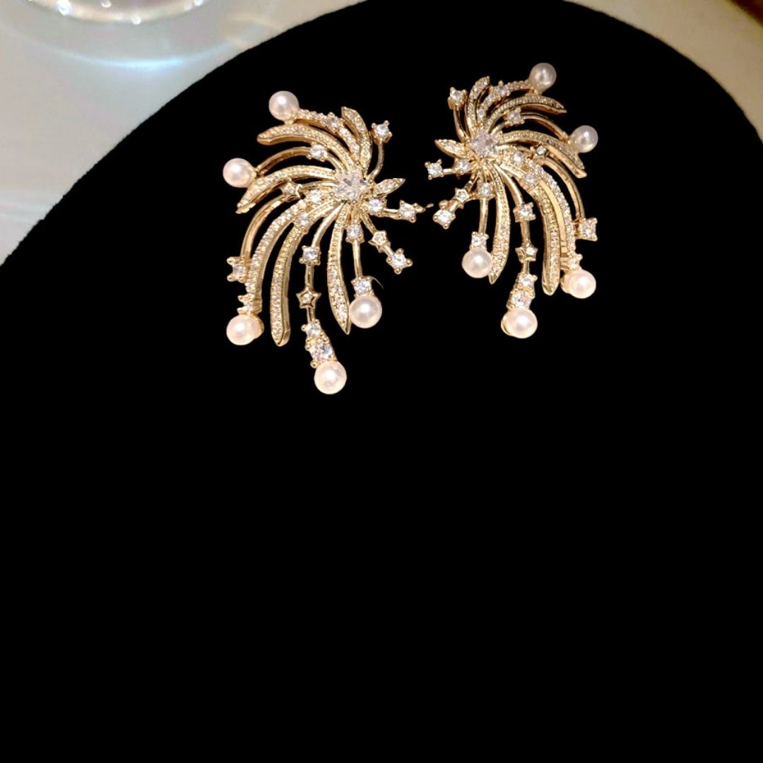 Stardust Comet Studs Earrings