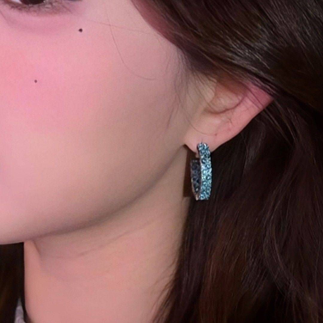 Maldives Wave Wide Hoop Earrings