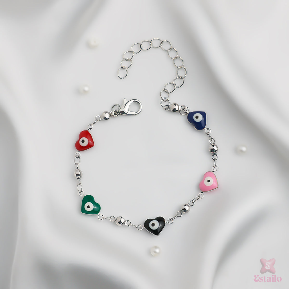 Dazzling Evil Eye Chain Bracelet