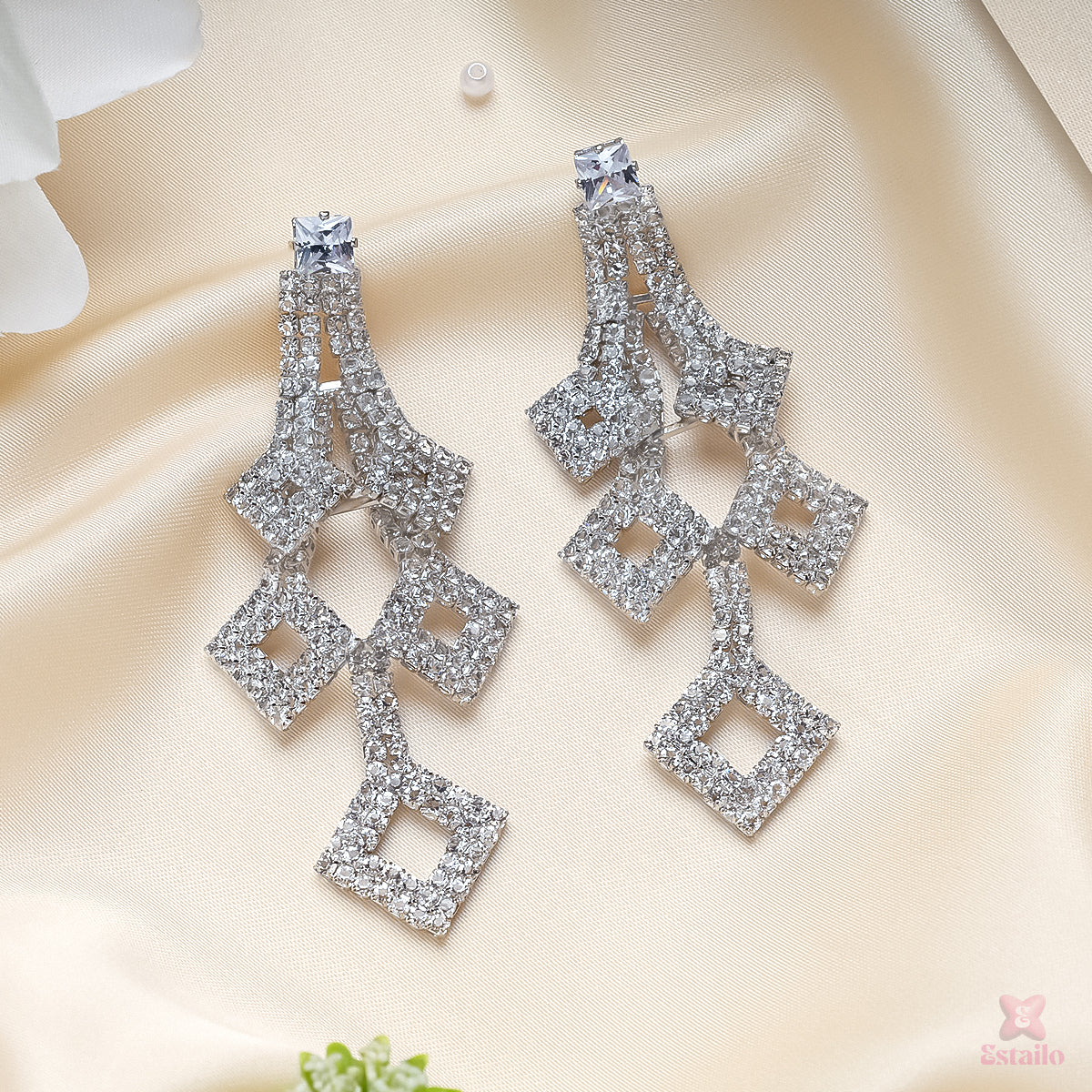 Twinkling Tassel Drop Earrings
