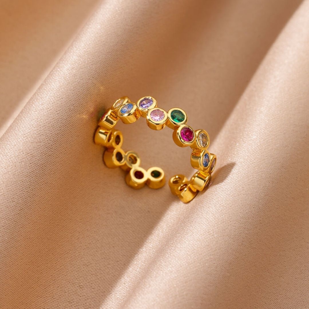 Prism Wave Eternity Ring