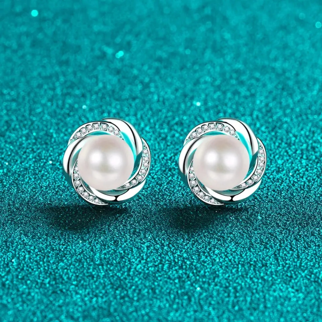 Duchess Pearl Studs Earrings