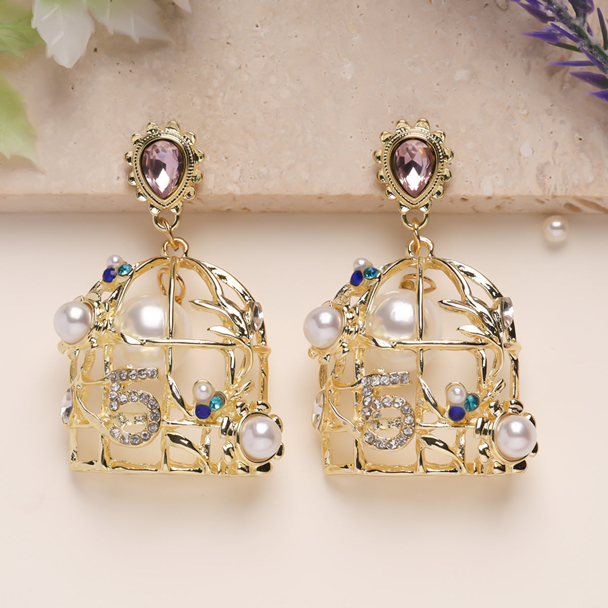 Heart Lock Hoops Earrings