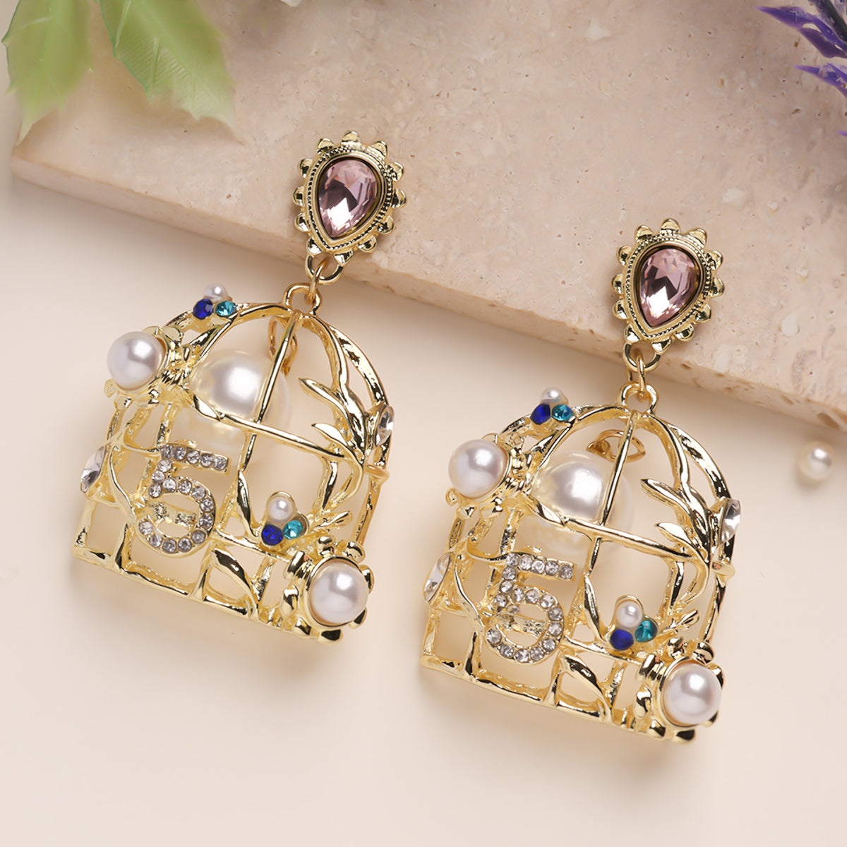 Heart Lock Hoops Earrings