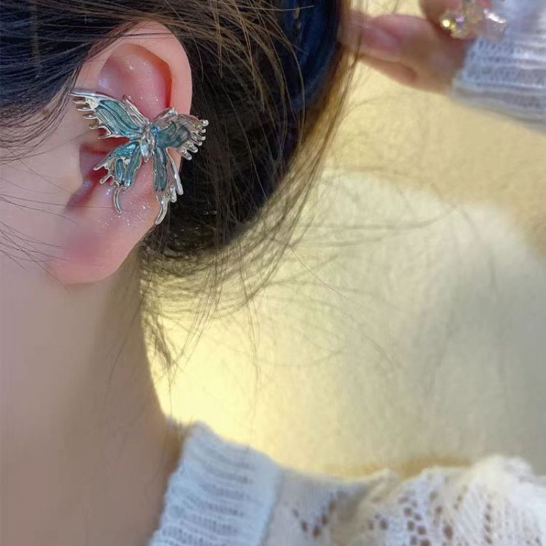 Shimmering Morpho Earrings