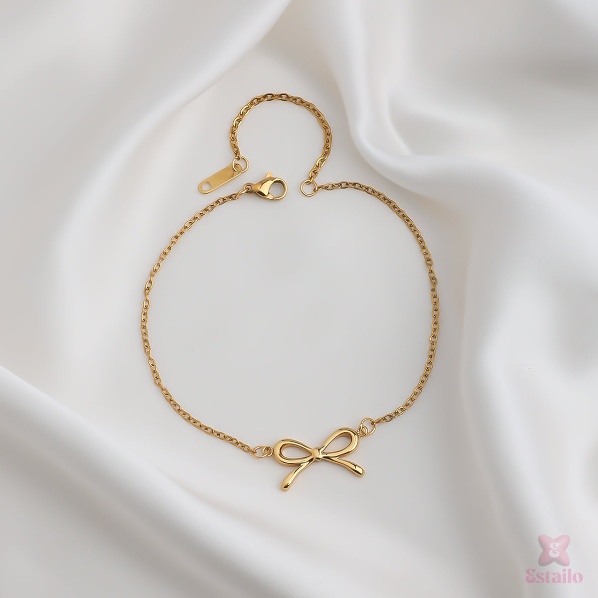 Dazzle Knot Chain Bracelet