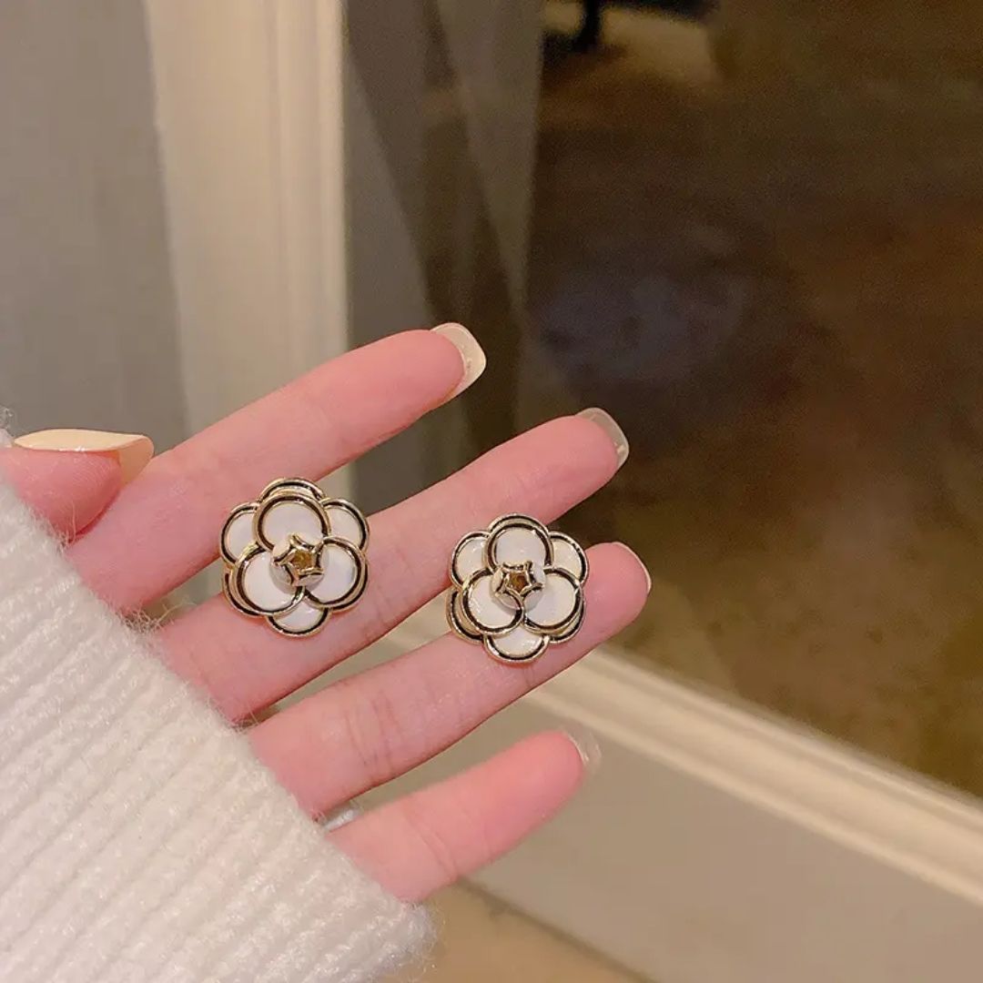 Camellia Charm Earring