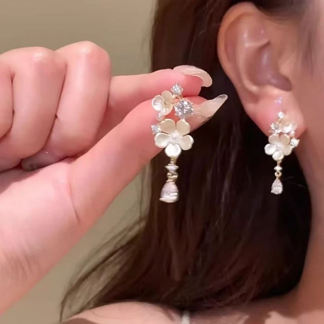 Blossom Grace Dangle Earrings