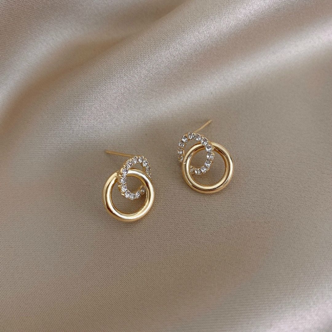 Gilded Infinity Loops Earrings
