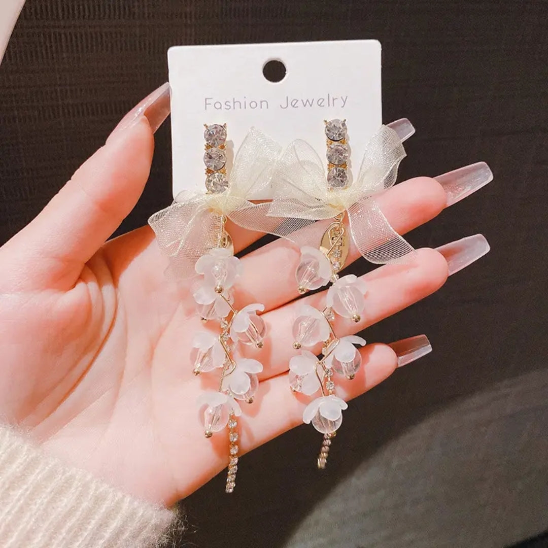 Floral Whisper Dangles Earrings