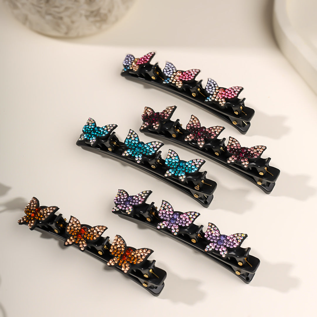 Sparkle Butterfly Hair Clips (pack of 2)