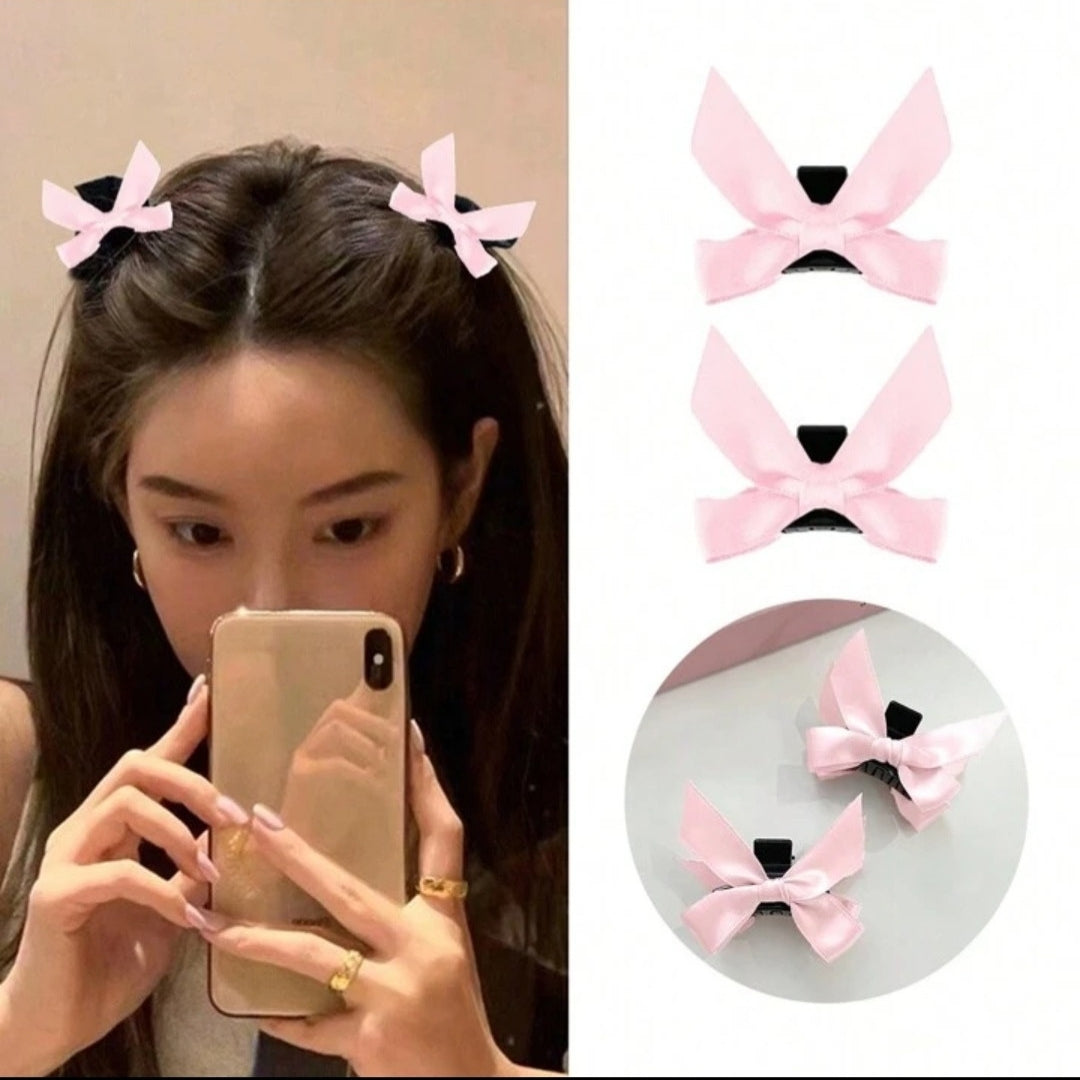 Chic Pink Hair Claw (pack of 2)