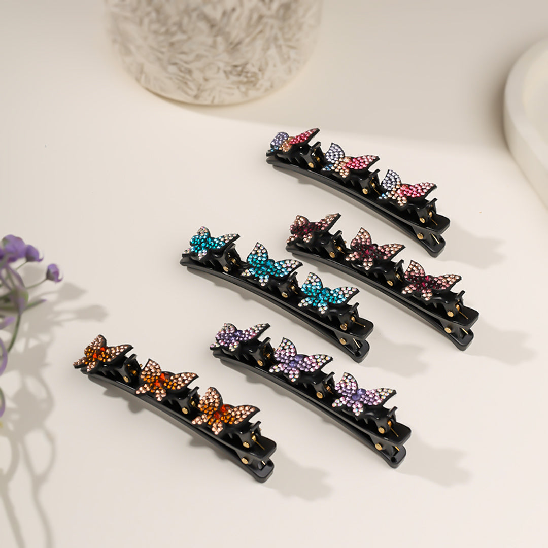 Sparkle Butterfly Hair Clips (pack of 2)