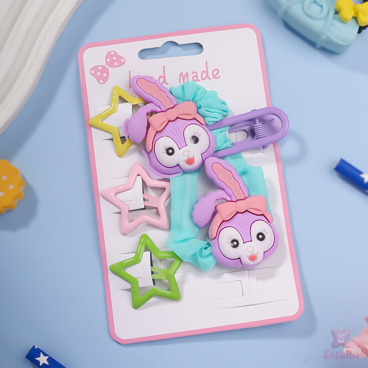 Bunny & Bling Hair Accessories Combo for Kids