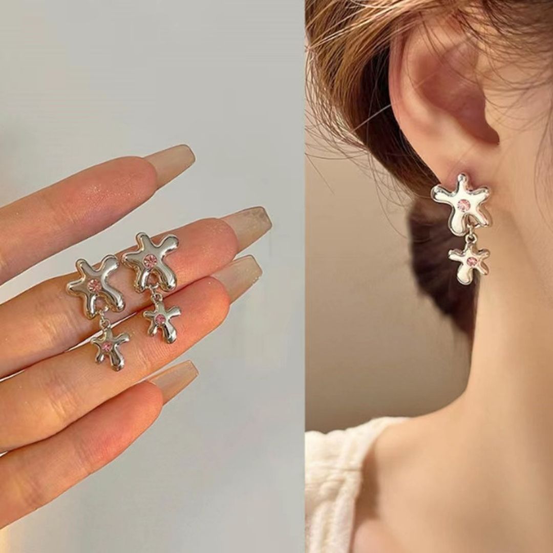 Molten Flora Links Earrings