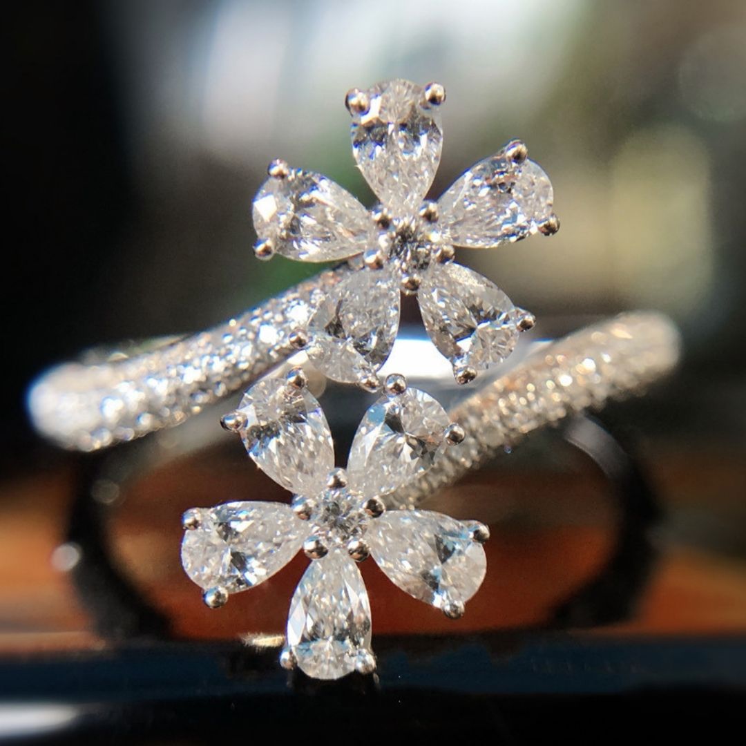 Snowdrop Luxe Floral Ring