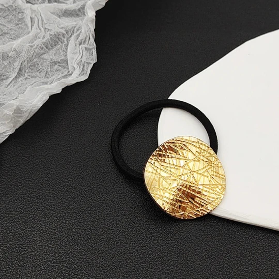 Gold Ponytail Hair Tie