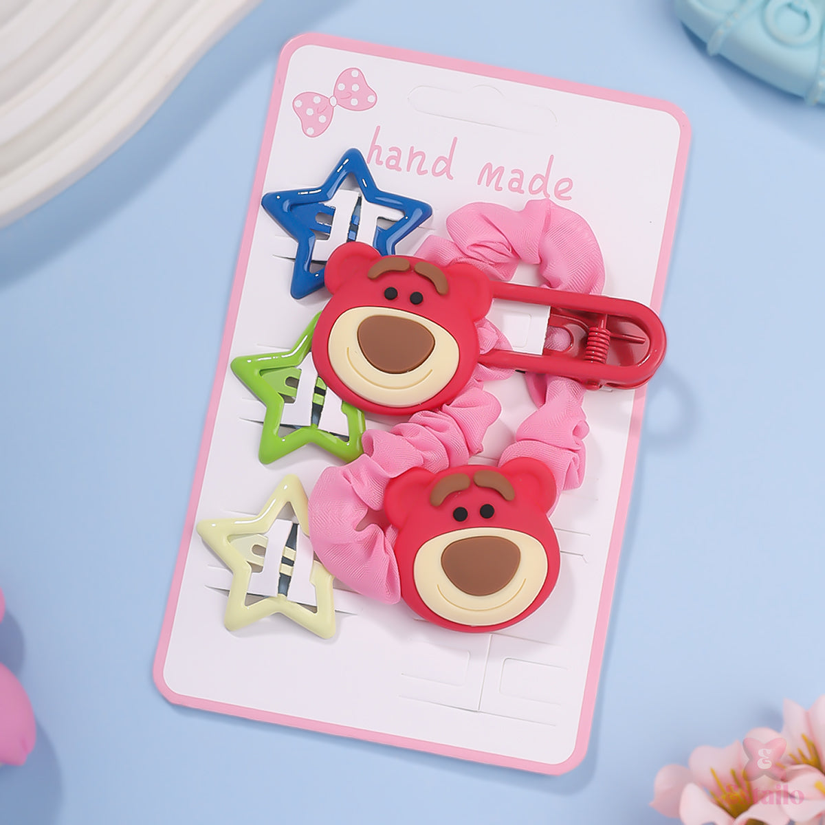 BearBright Charms Hair Accessories Combo for Kids